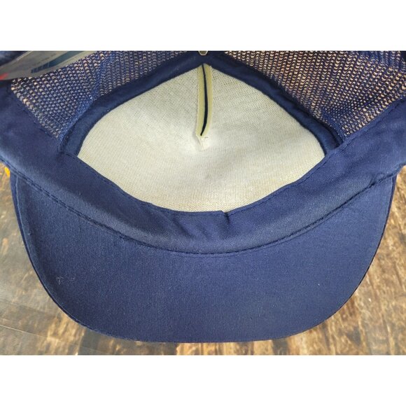 Vintage Free Mason Trucker Snapback Dad Hat Ball Baseball Cap Corded Rope Blue - Picture 7 of 9